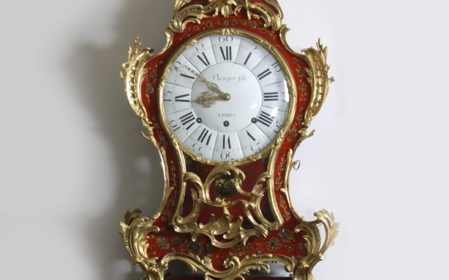 cartel clock Louis XV