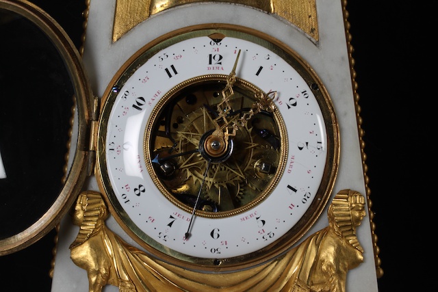 Louis XVI Obelisk clock