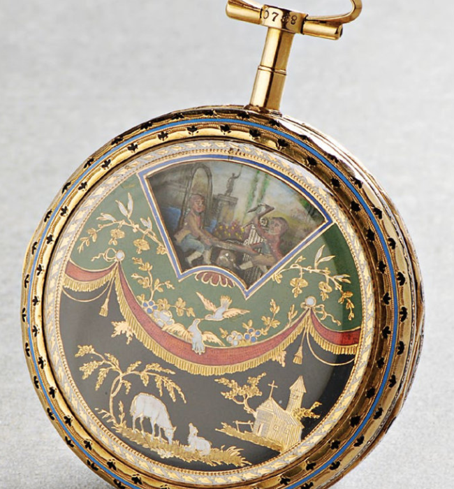Automaton carrousel watch with animated figures by Bouvier Frères