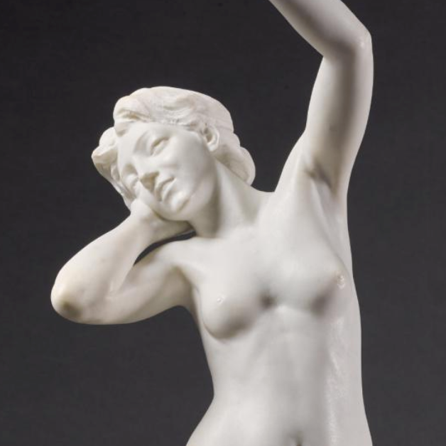 marble sculpture of a female nude