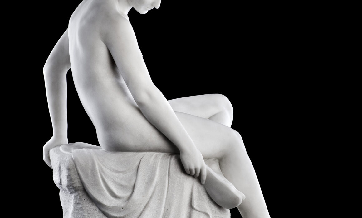 marble sculpture by Charles Samuel