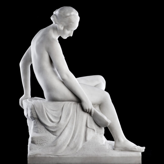 marble sculpture by Charles Samuel
