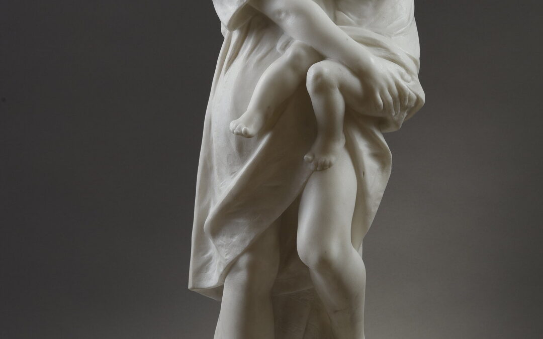 Une Mère et son Enfant de Alphonse Van Beurden