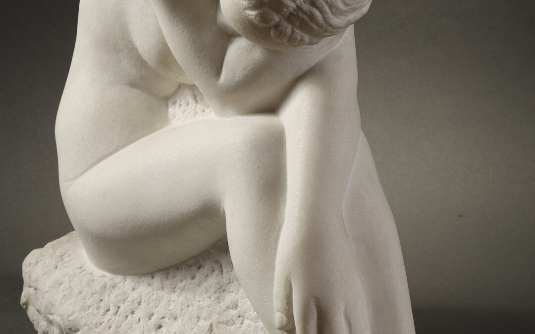 Seated Nude by Jos De Decker